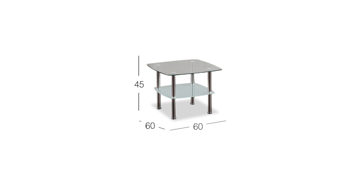 Mesa Lateral Jasmine Gris