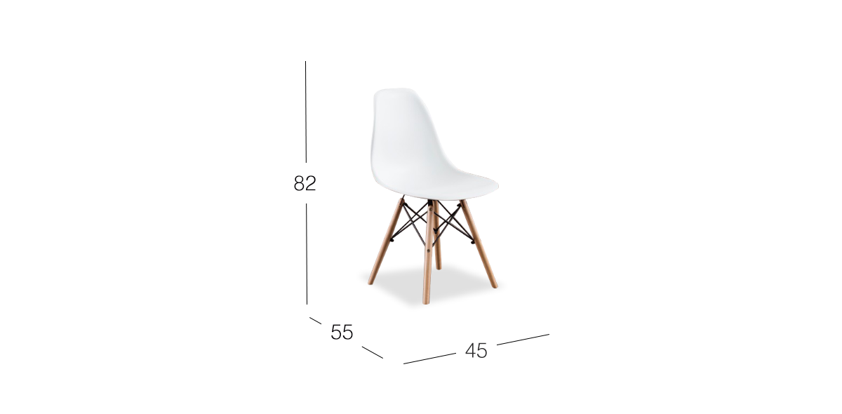 SIlla Atlas CR Blanco