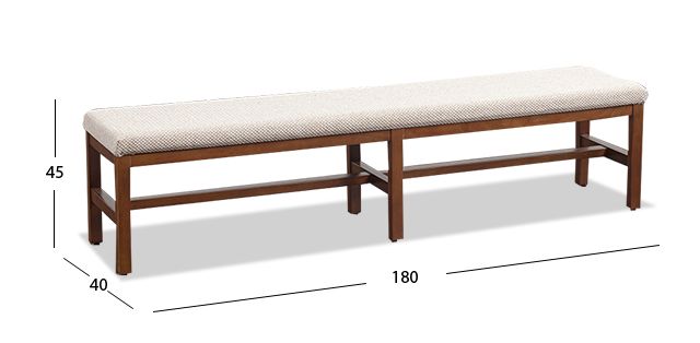 Banca 180 Cm Praga Mix Beige 