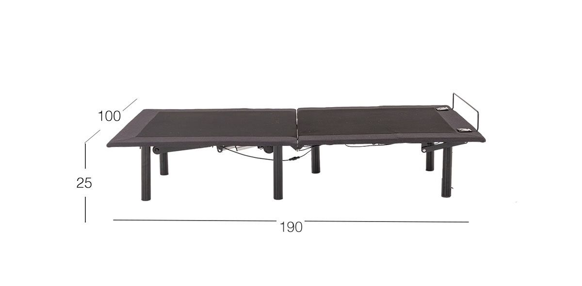 Box King Size Eléctrico Relax Motion Negro