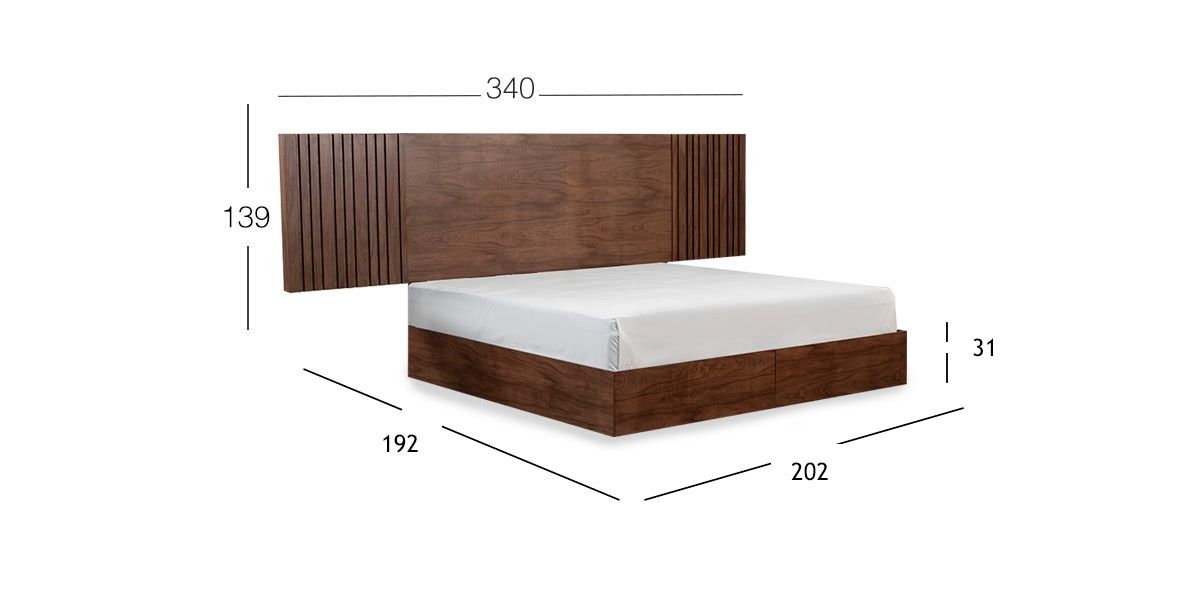 Cama King Size Giannis Café
