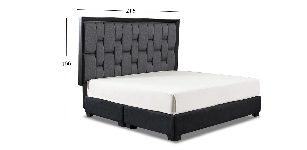Cabecera King Size Chicago Grey