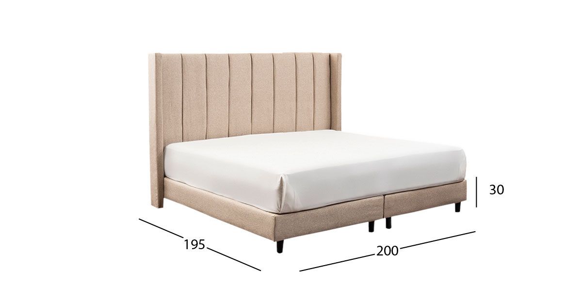 Base King Size Merea Beige