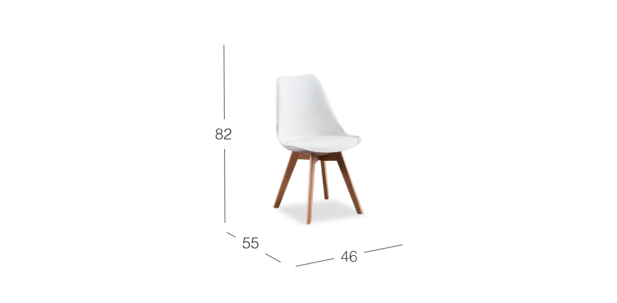 Silla  Arthus  Blanco