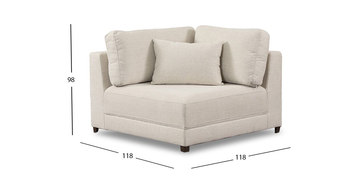 Sillón Esquinero Eland CL Gris