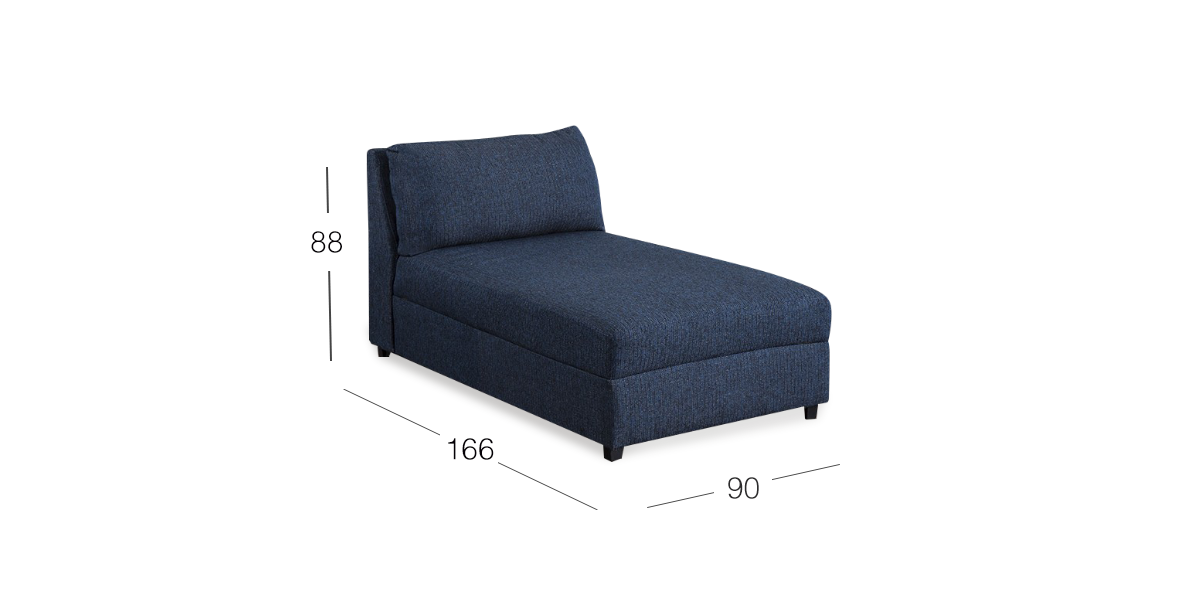 Chaise Long Gea Sirius Navi