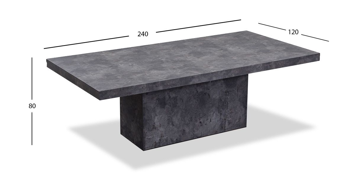 Mesa Comedor Stone 240 Cms