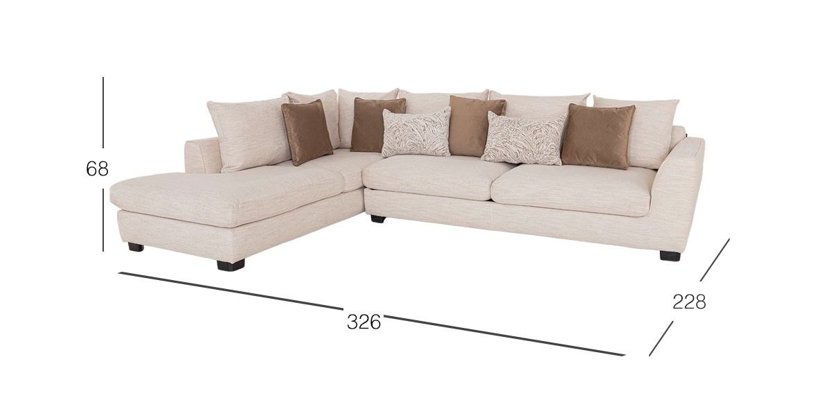 Sala Modular Izquierda Surf Beige (Boal)