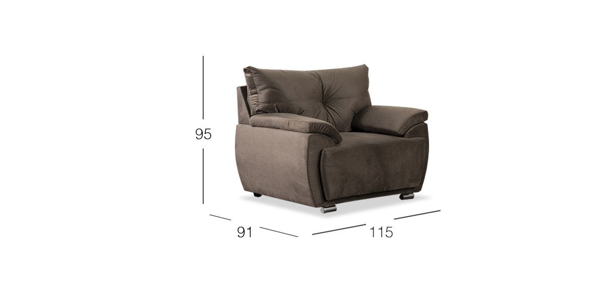 Sillón Cartagena Soft New Cocoa
