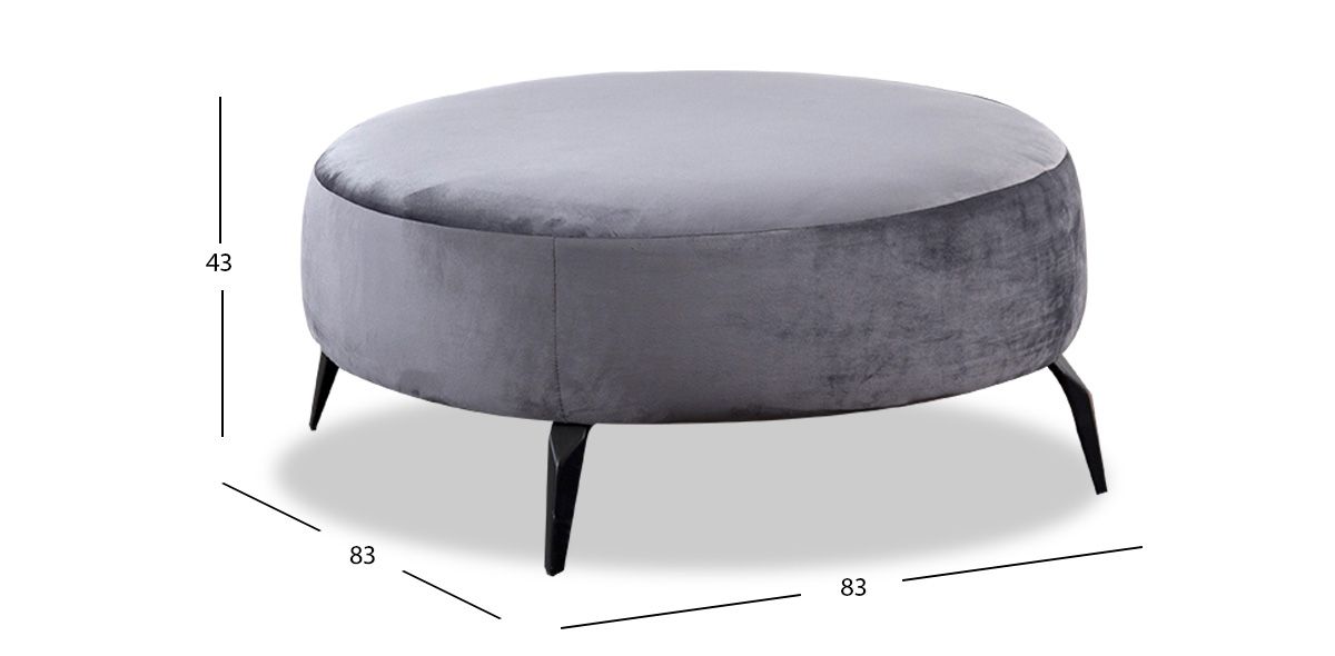 Taburete Grande Bellavue Gris