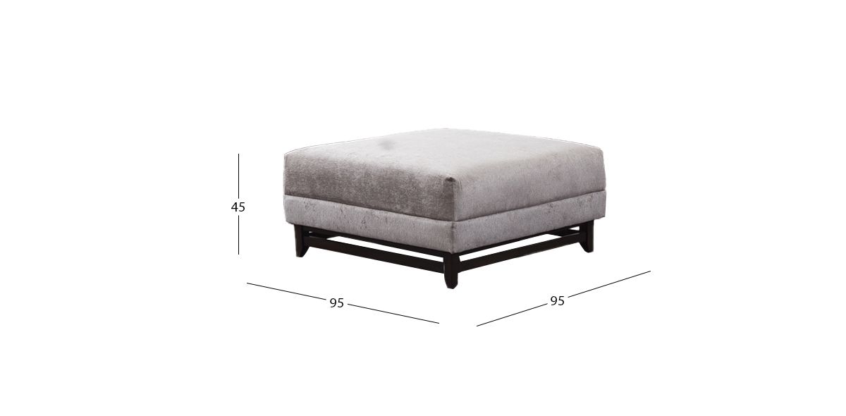 Taburete Adelei Gris
