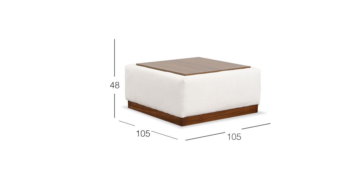 Taburete Alice II Blanco