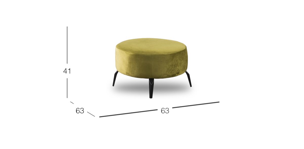 Taburete Bellavue Olivo 63 x 41 cms