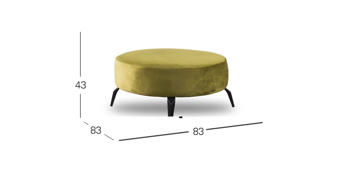 Taburete Bellavue Olivo 83 x 43 cms