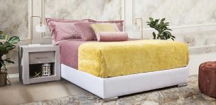 Base De Cama Queen Size Vielka Blanco