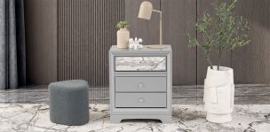 Buró Perla Plus Gris