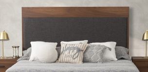 Cabecera King Size Contempo Parota Gris   