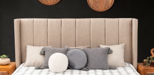 Cabecera King Size Merea Beige