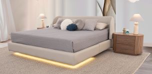 Cama King Size Nova Beige