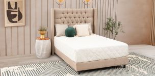 Cama Matrimonial Estela Beige