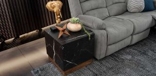 Mesa Lateral Birmania Negro
