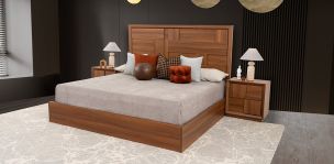 Cama King Size Atenas Café