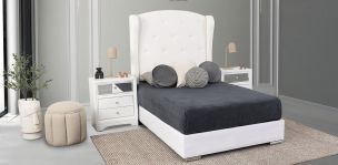 Recámara Matrimonial Perla Plus Blanco 3 Piezas