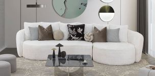 Sala En L Derecha Charlotte Blanco