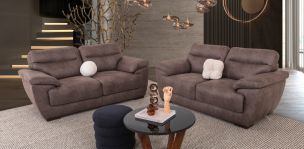 Sala Baldi Gris 2 Piezas (Boal)