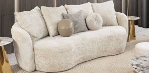 Sofá 3 Plazas Cornelia CL Beige