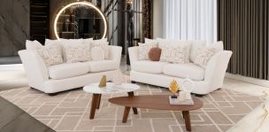 Sala Opulent Blanco 2 Piezas