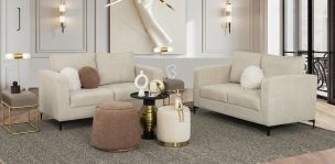 Sala Perú Beige 2 Piezas