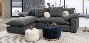 Sala Modular Izquierda Cloud Gris