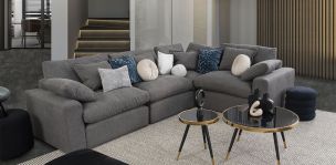 Sala Romelly Gris 4 Piezas