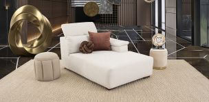 Sillón Largo Cloe CL Beige
