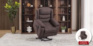 Sillón Reclinable Eléctrico Aruba Café