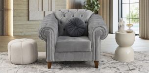 Sillón Alessandra Plata
