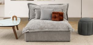Sillón Sin Brazo Mariel Gris