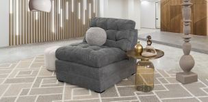 Sillón Sin Brazos Morrison New Gris