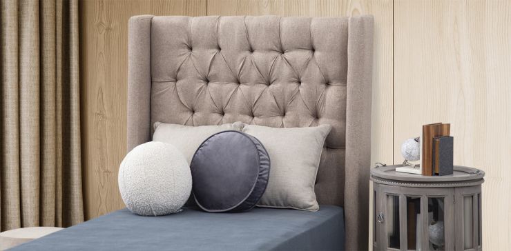 Cabecera Individual Estela Beige
