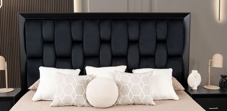 Cabecera King Size Chicago Black