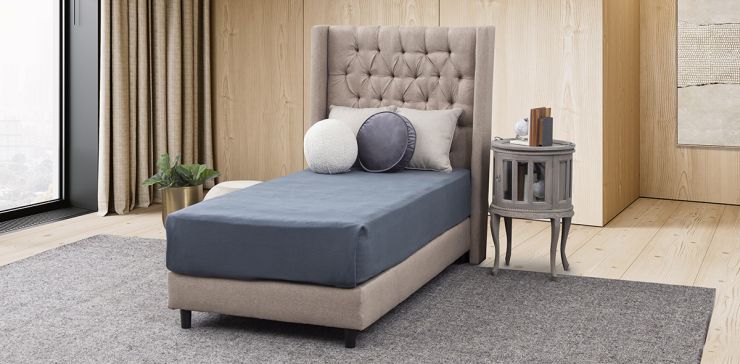 Cama Individual Estela Beige