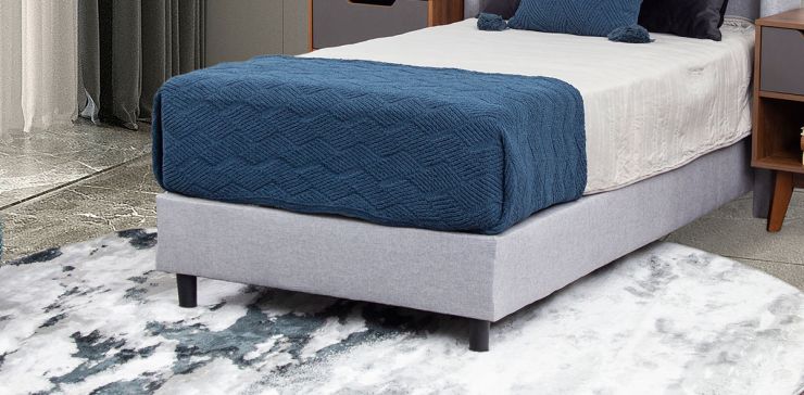 Base De Cama Individual Merea Plata 