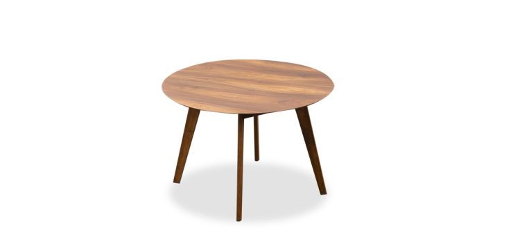 Mesa Comedor 120 Cm Redondo Marbella Café