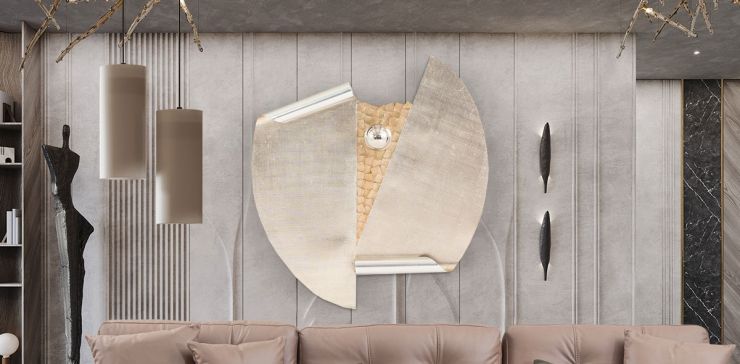 Decoración De Pared Iron Plata