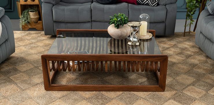 Mesa De Centro Rectangular Xoixon Café