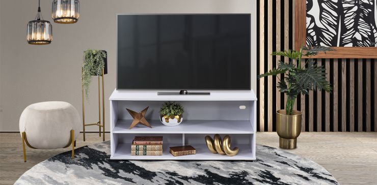 Mesa T.V. Fibby Life Blanco 