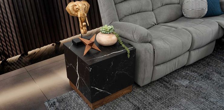 Mesa Lateral Birmania Negro