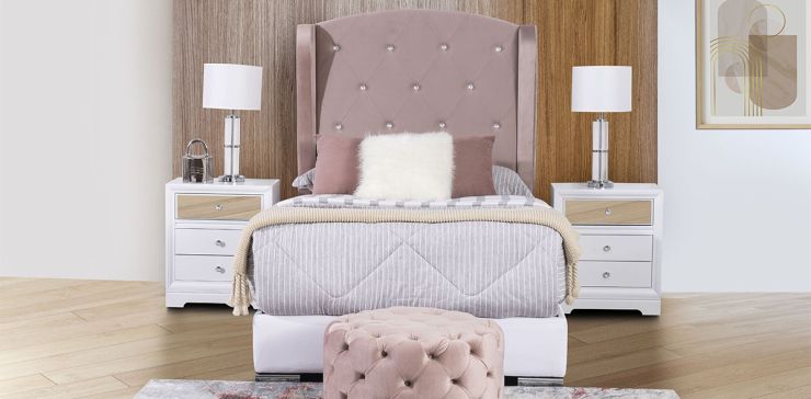 Cabecera Matrimonial Perla Plus Palo de Rosa