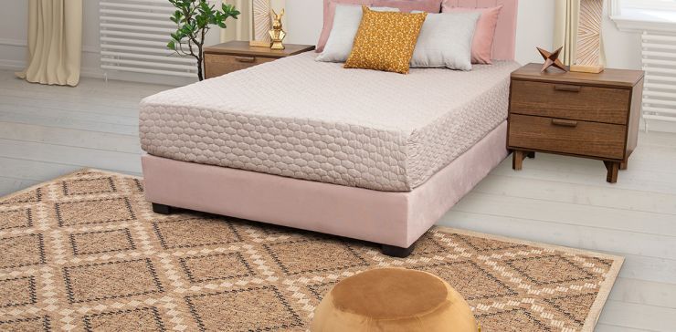 Base De Cama Queen Size  Megan Rosa
